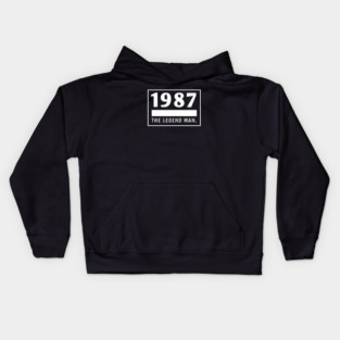 1987 birthday Kids Hoodie