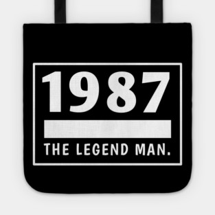 1987 birthday Tote