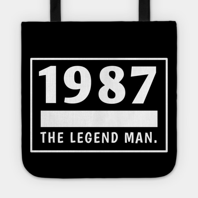 1987 birthday Tote by BlackMeme94