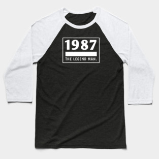 1987 birthday Baseball T-Shirt
