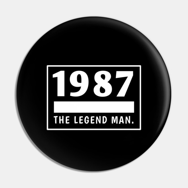 1987 birthday Pin by BlackMeme94