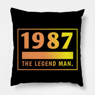 1987 birthday Pillow