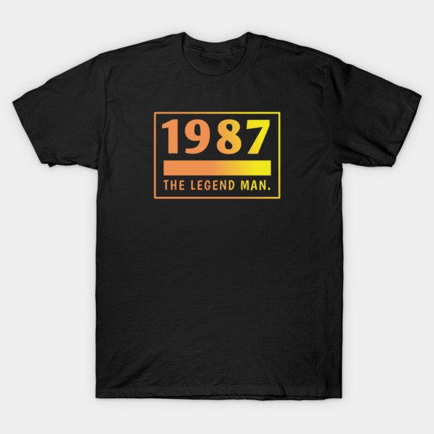 1987 birthday T-Shirt by BlackMeme94