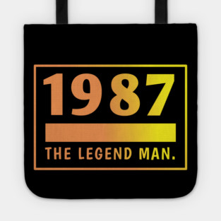 1987 birthday Tote