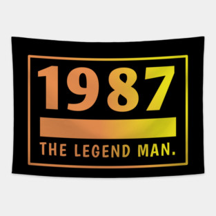 1987 birthday Tapestry