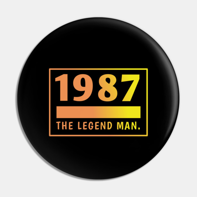 1987 birthday Pin by BlackMeme94