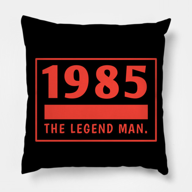 1985 birthday Pillow by BlackMeme94