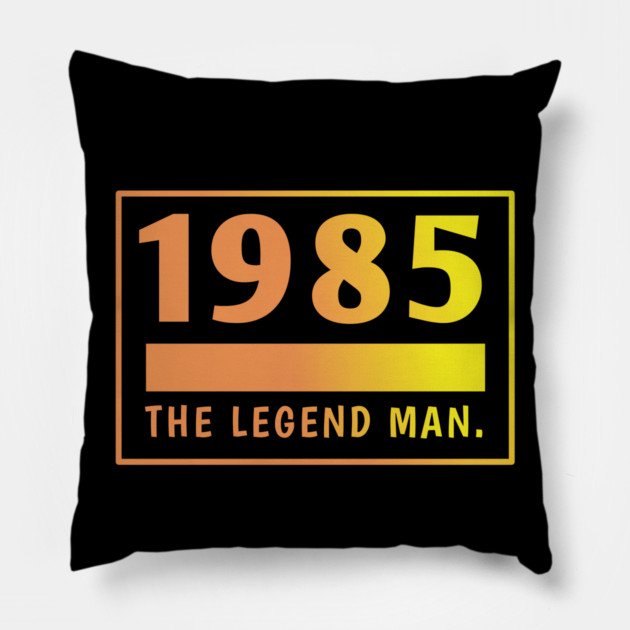 1985 birthday Pillow by BlackMeme94