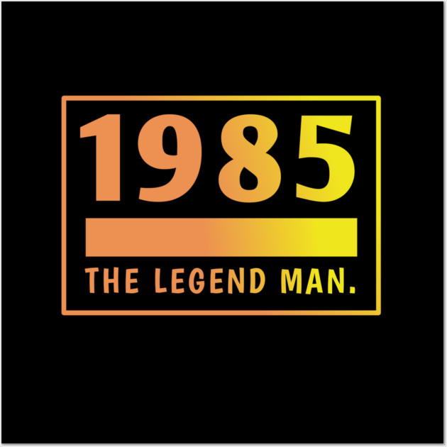 1985 birthday Wall Art by BlackMeme94