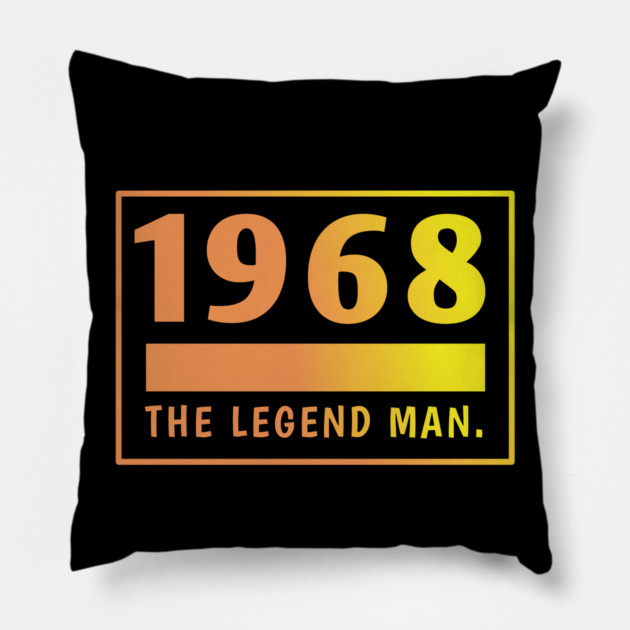 1968 birthday Pillow by BlackMeme94