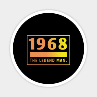 1968 birthday Magnet