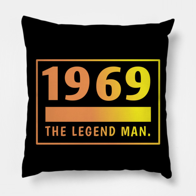 1969 birthday Pillow by BlackMeme94