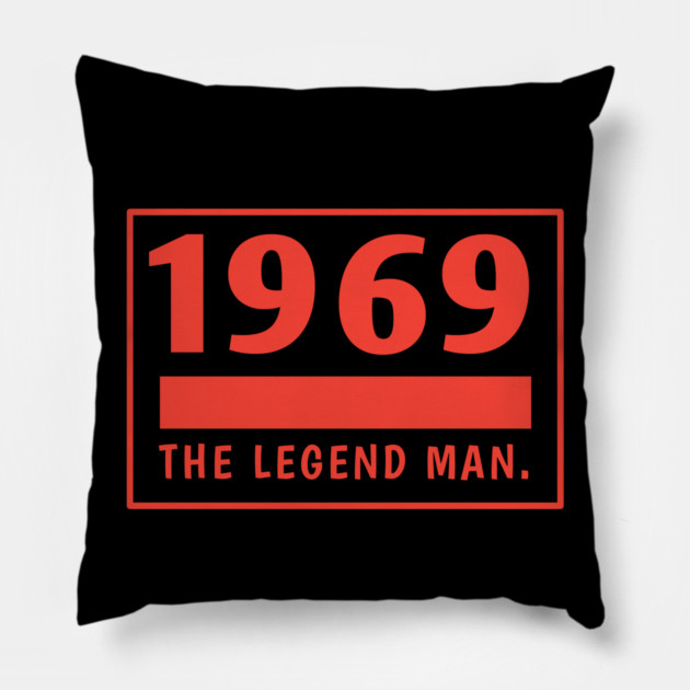 1969 birthday Pillow by BlackMeme94
