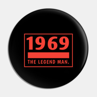 1969 birthday Pin