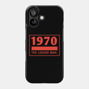 1970 birthday Phone Case