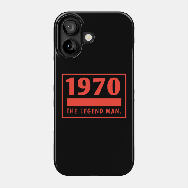 1970 birthday Phone Case by BlackMeme94