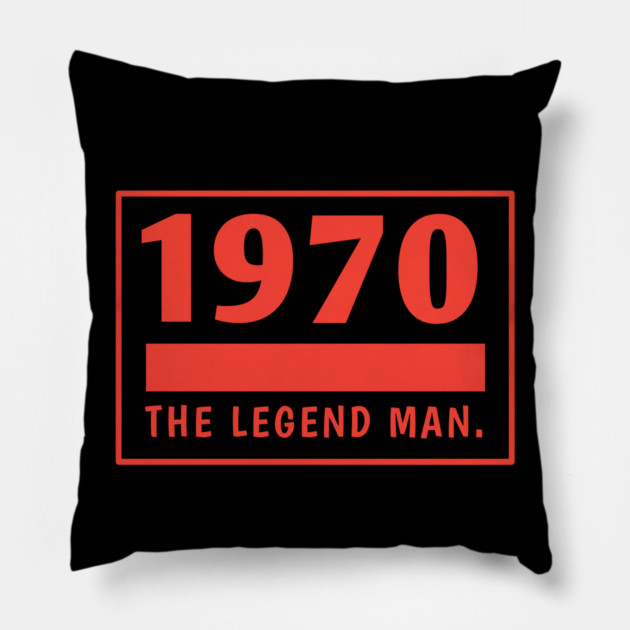 1970 birthday Pillow by BlackMeme94