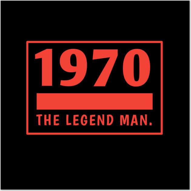 1970 birthday Wall Art by BlackMeme94