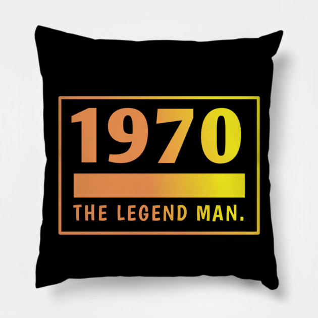 1970 birthday Pillow by BlackMeme94