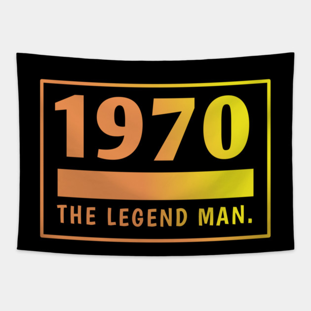1970 birthday Tapestry by BlackMeme94