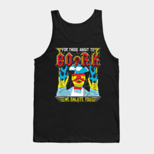Swedish Chef For Those About to BORK Tank Top