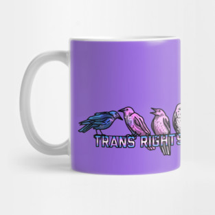 Trans Rights Crows Mug