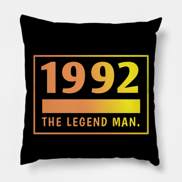 1992 birthday Pillow by BlackMeme94