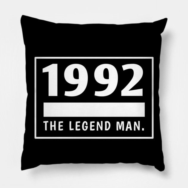 1992 birthday Pillow by BlackMeme94