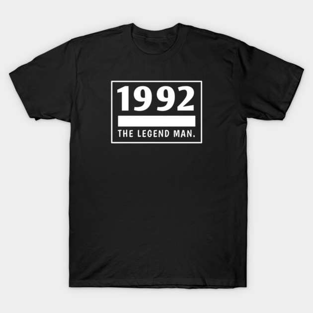 1992 birthday T-Shirt by BlackMeme94