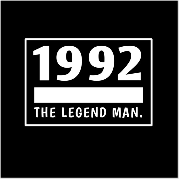 1992 birthday Wall Art by BlackMeme94