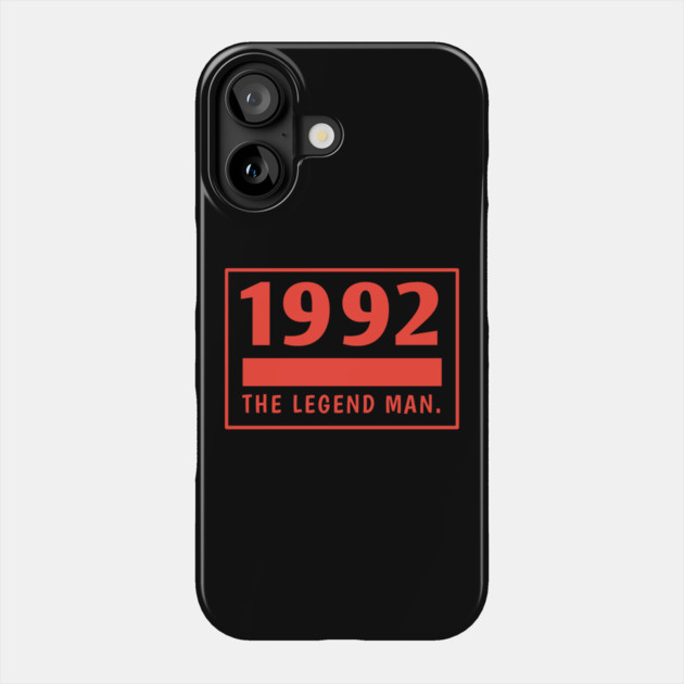 1992 birthday Phone Case by BlackMeme94