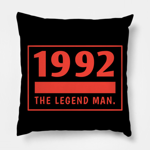 1992 birthday Pillow by BlackMeme94