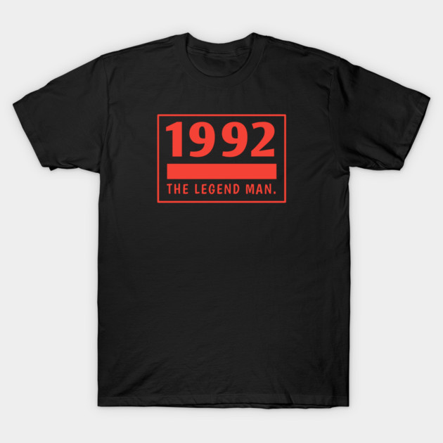 1992 birthday T-Shirt by BlackMeme94