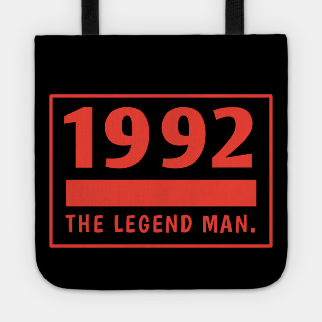 1992 birthday Tote by BlackMeme94