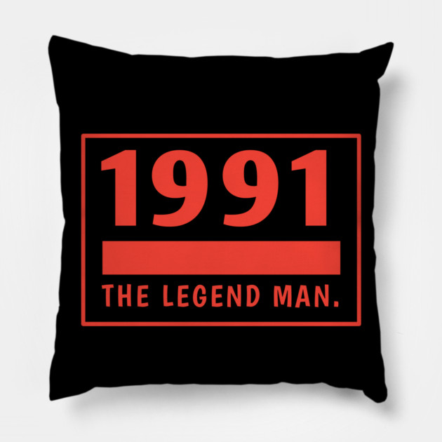 1991 birthday Pillow by BlackMeme94