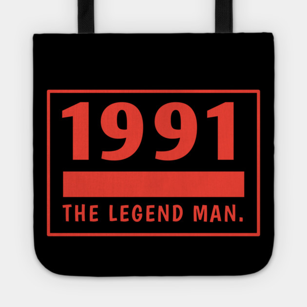 1991 birthday Tote by BlackMeme94