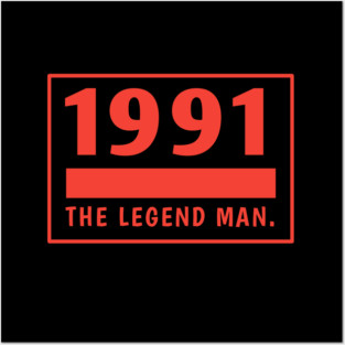 1991 birthday Posters and Art