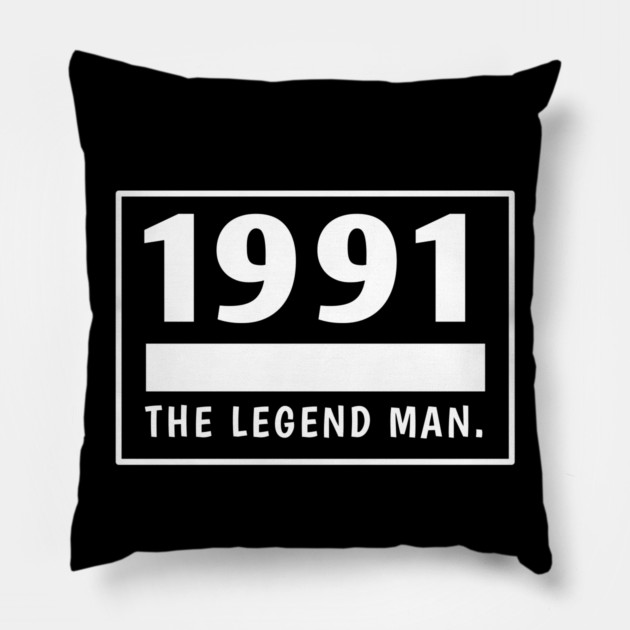 1991 birthday Pillow by BlackMeme94