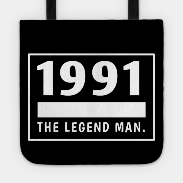 1991 birthday Tote by BlackMeme94
