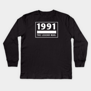 1991 birthday Kids Long Sleeve T-Shirt