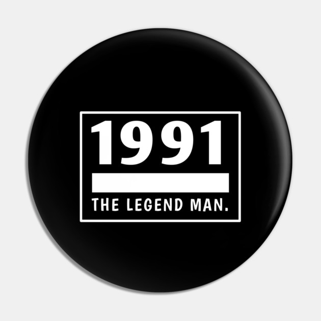 1991 birthday Pin by BlackMeme94