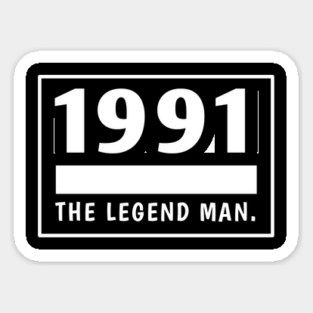1991 birthday Sticker
