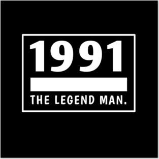 1991 birthday Posters and Art