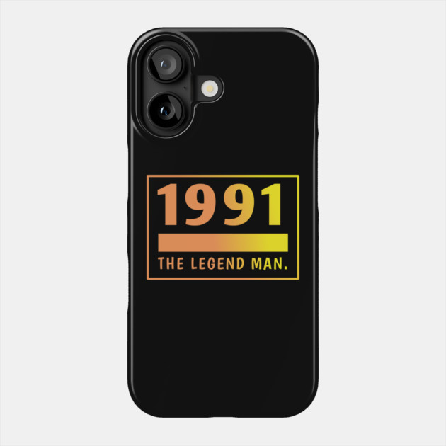 1991 birthday Phone Case by BlackMeme94