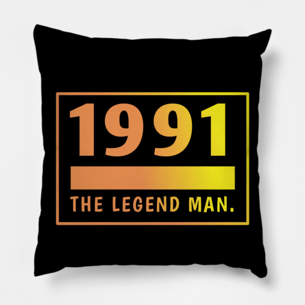 1991 birthday Pillow by BlackMeme94
