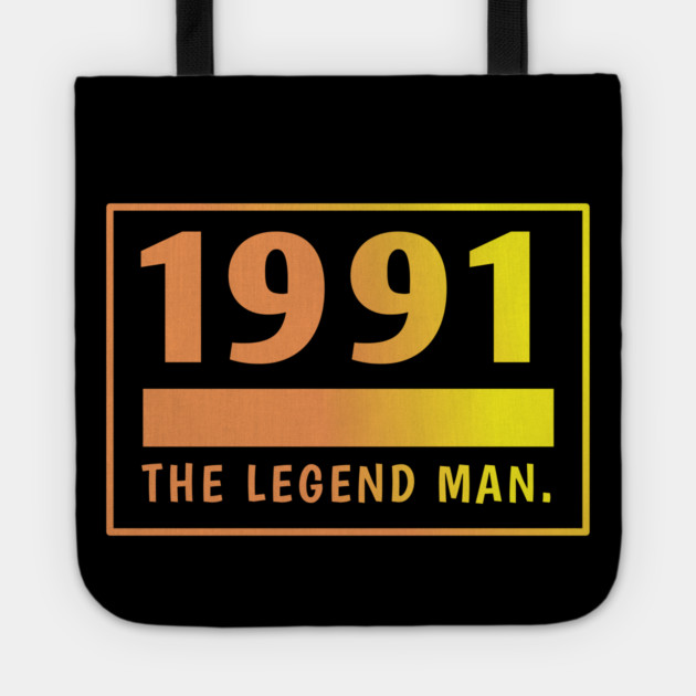 1991 birthday Tote by BlackMeme94