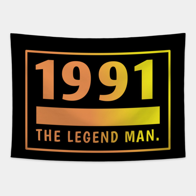 1991 birthday Tapestry by BlackMeme94