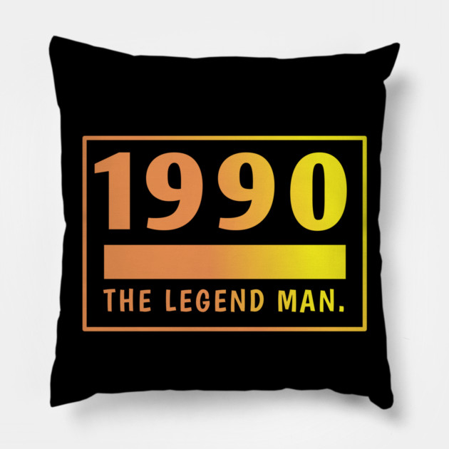 1990 Birthday Pillow by BlackMeme94
