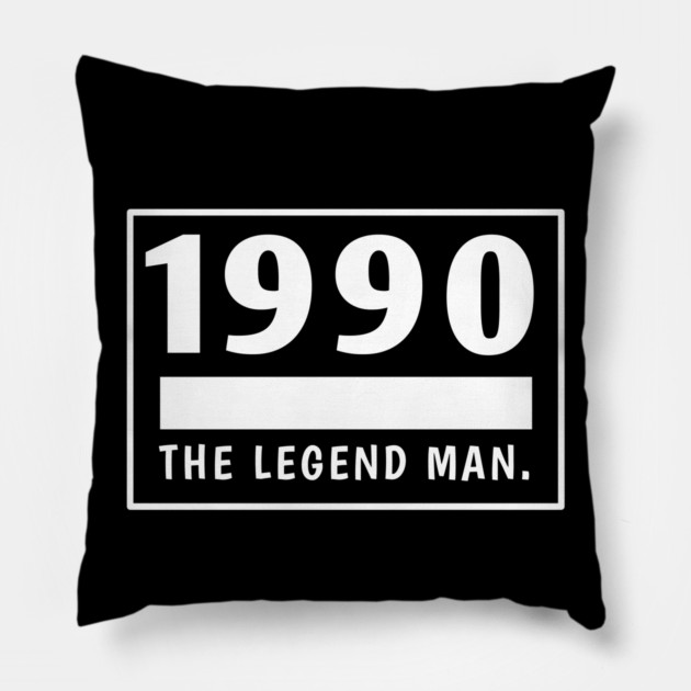1990 Birthday Pillow by BlackMeme94