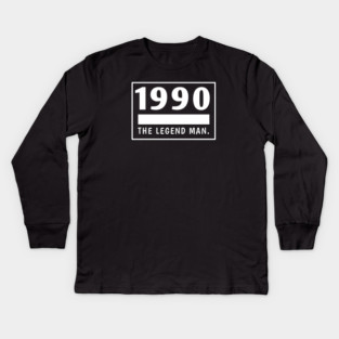 1990 Birthday Kids Long Sleeve T-Shirt
